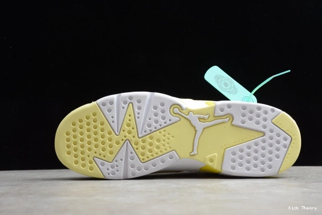 Kick Theory Yellow Jordan Retro 6 (GS) Dynamic 543390-800 Floral Air 0722